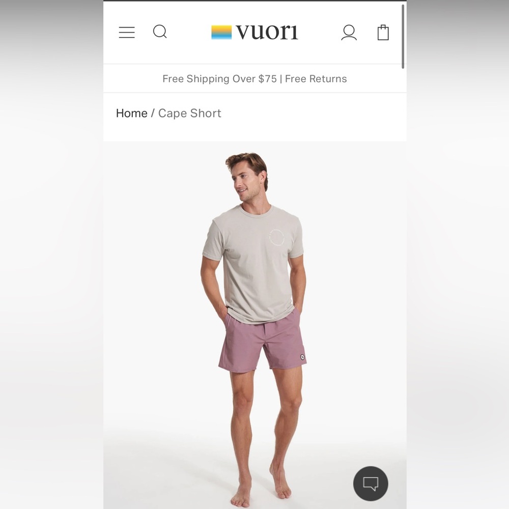 Vuori XL short